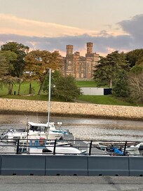 Lovely view over the harbour with the castle in the background