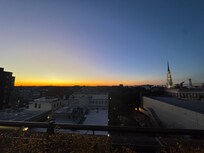 Rooftop sunset