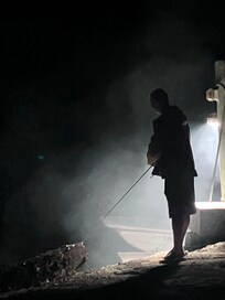 Snook light on the dock for fishing