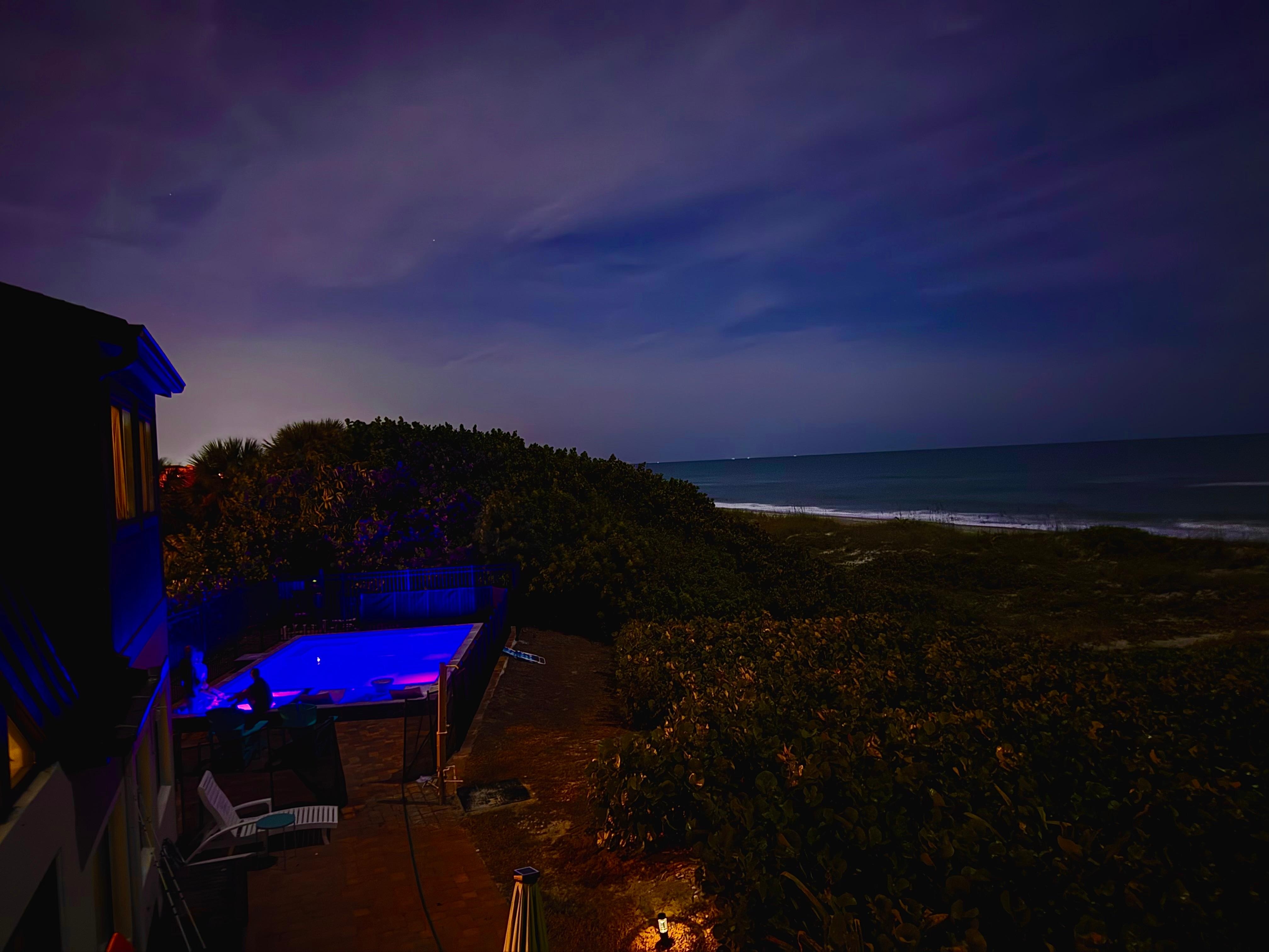 View from the master bedroom 