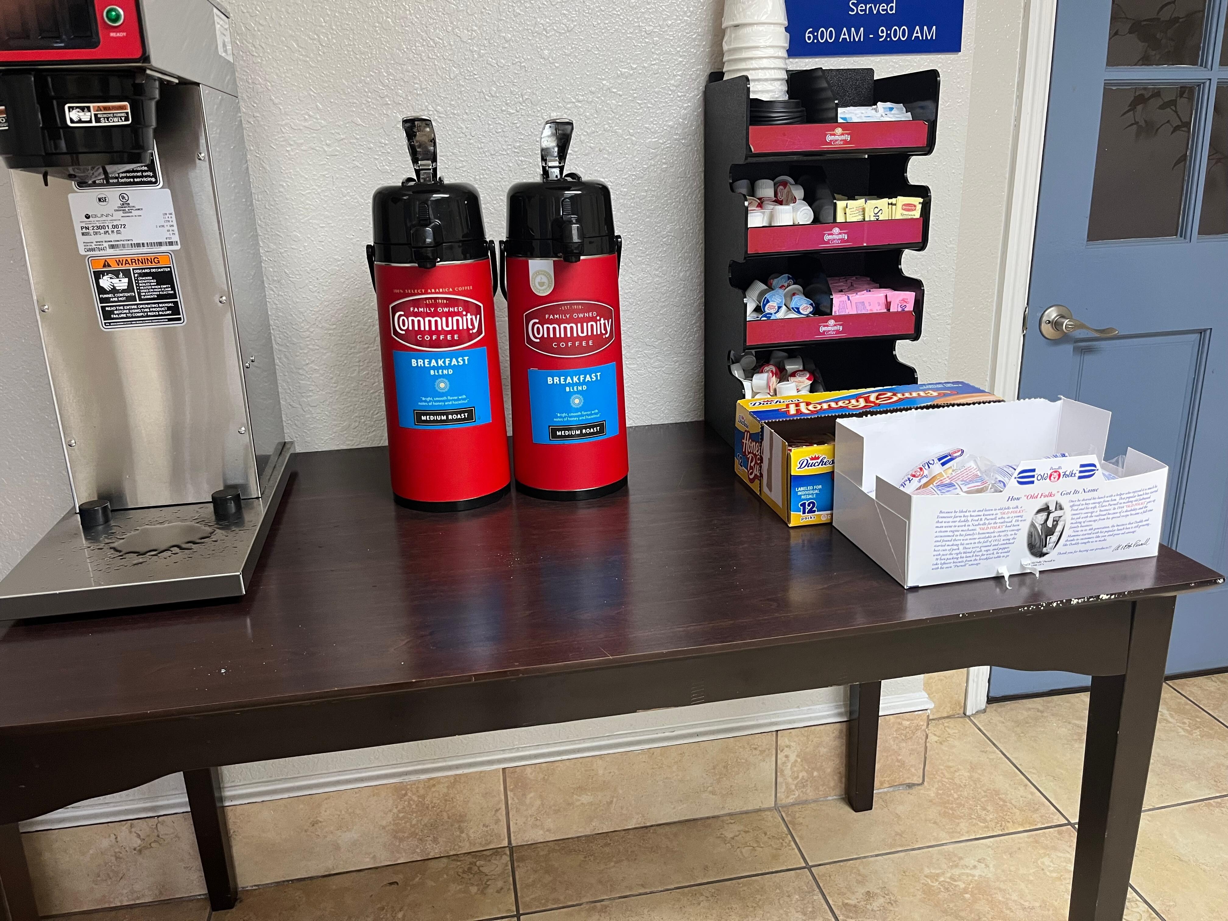 Déjeuner offert