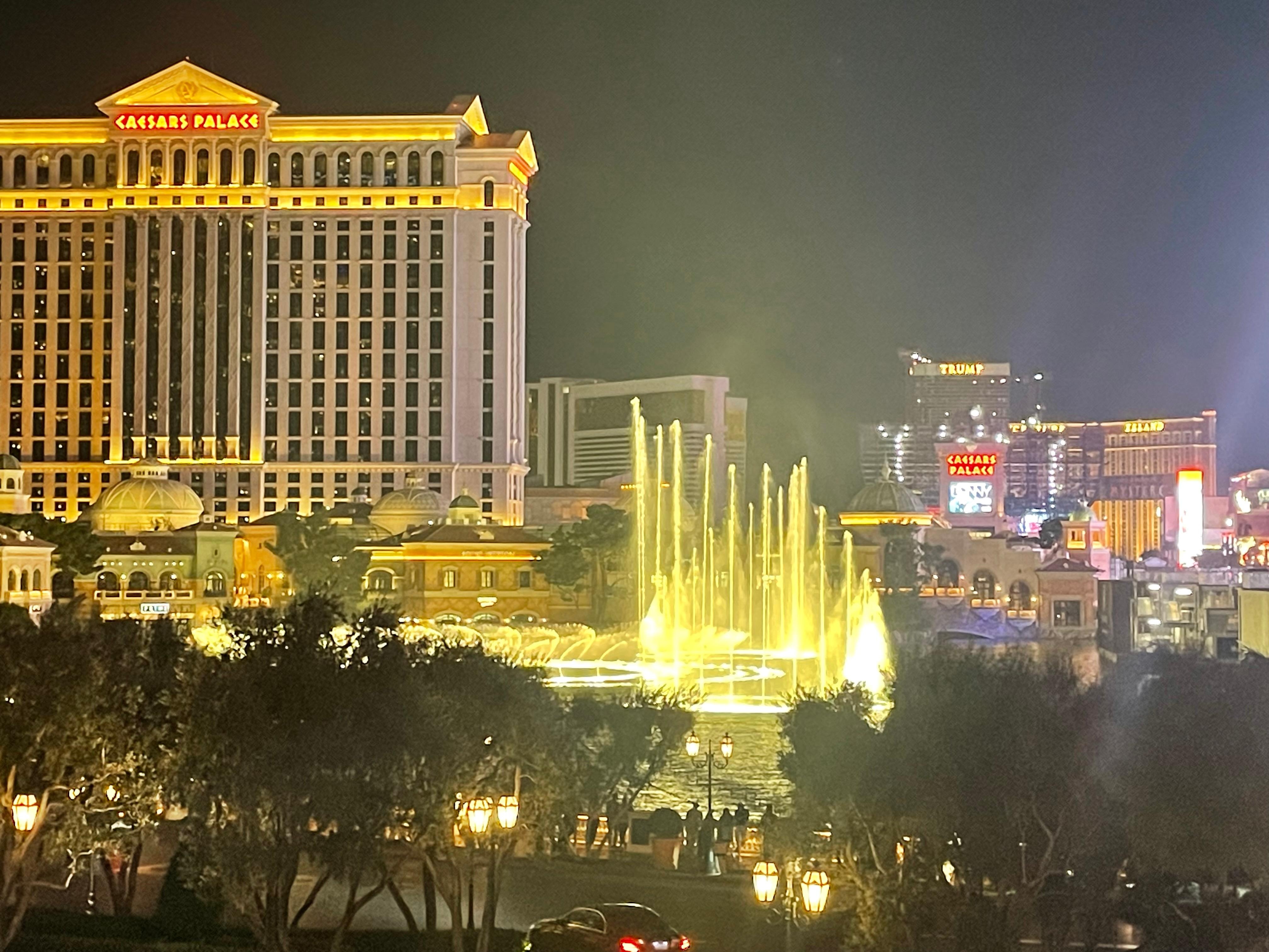 Bellagio fountains show