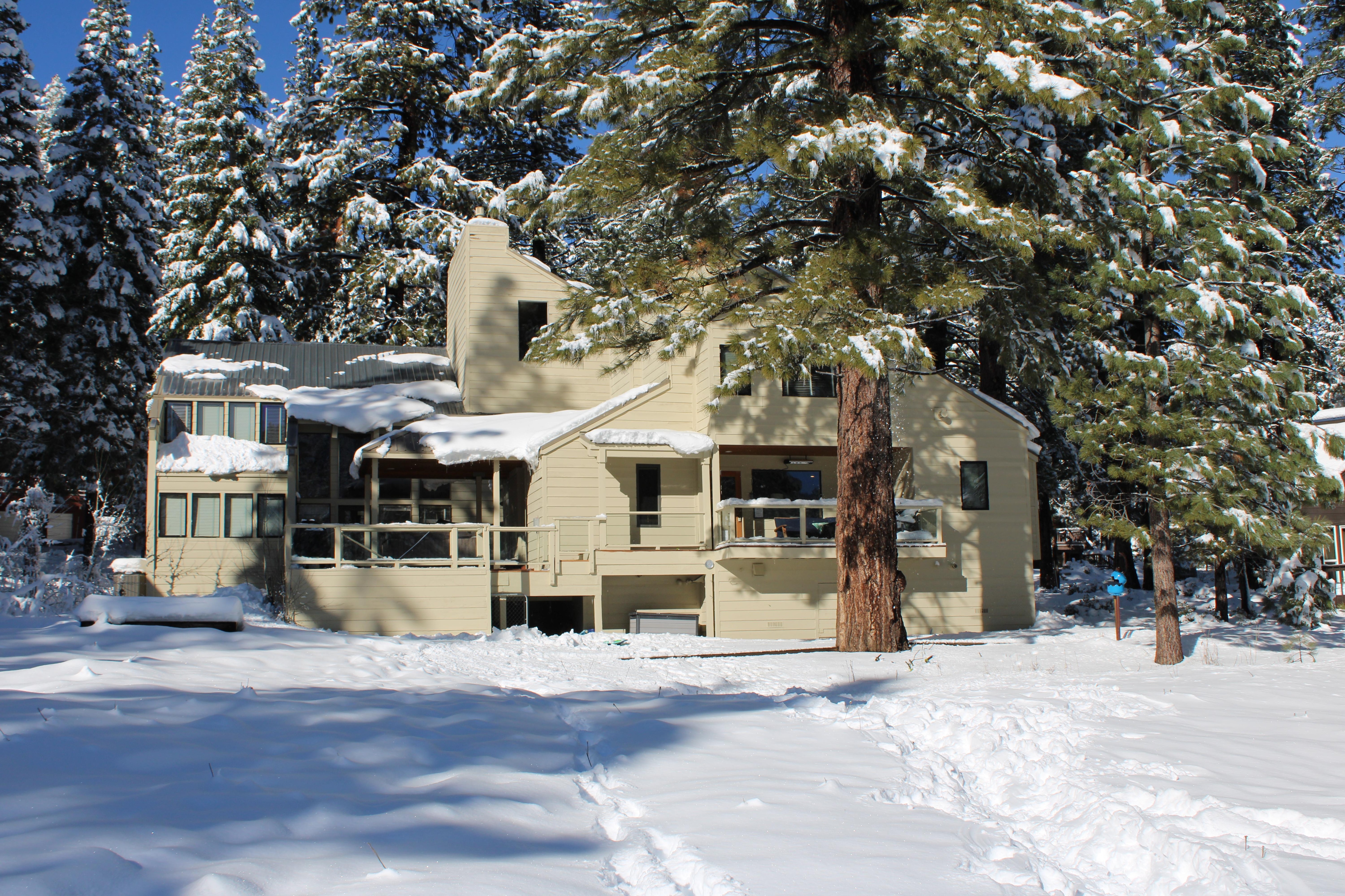 Looking at back of the house from golf fairway