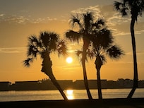Walking along pass-a-grille beach for aunset
