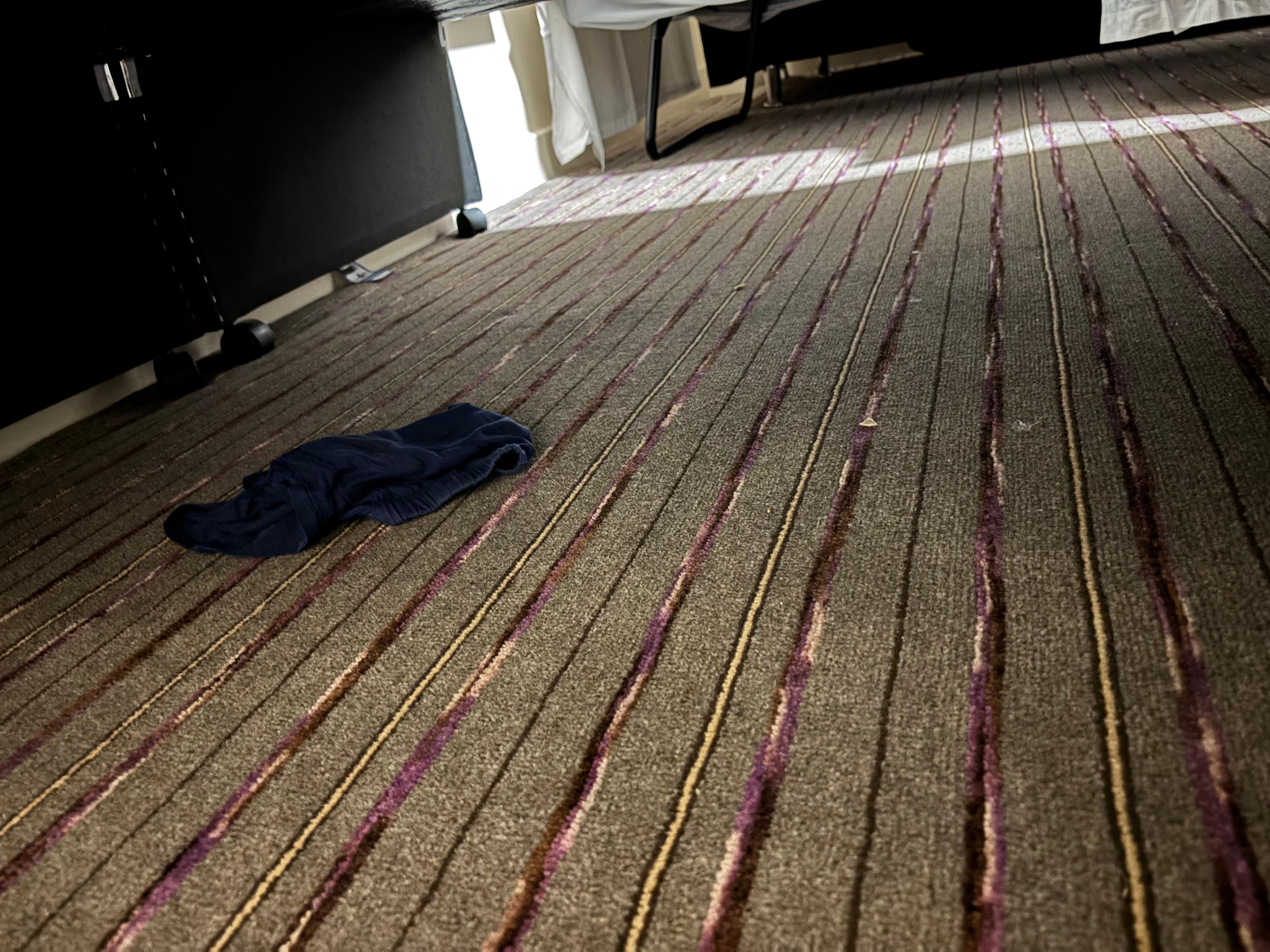 Previous guest’s underwear…