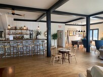 Bar and living room
