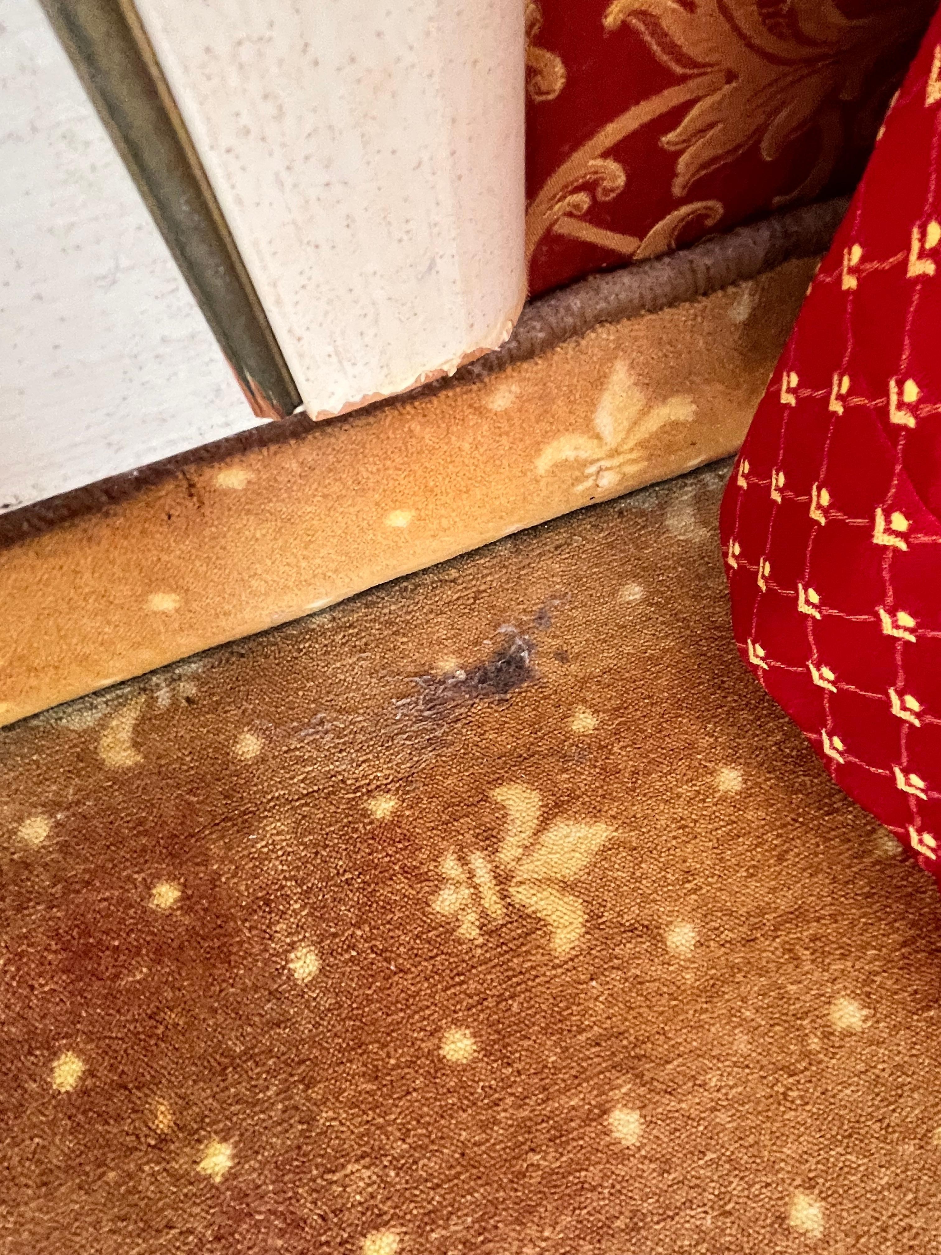 La moquette tachée 