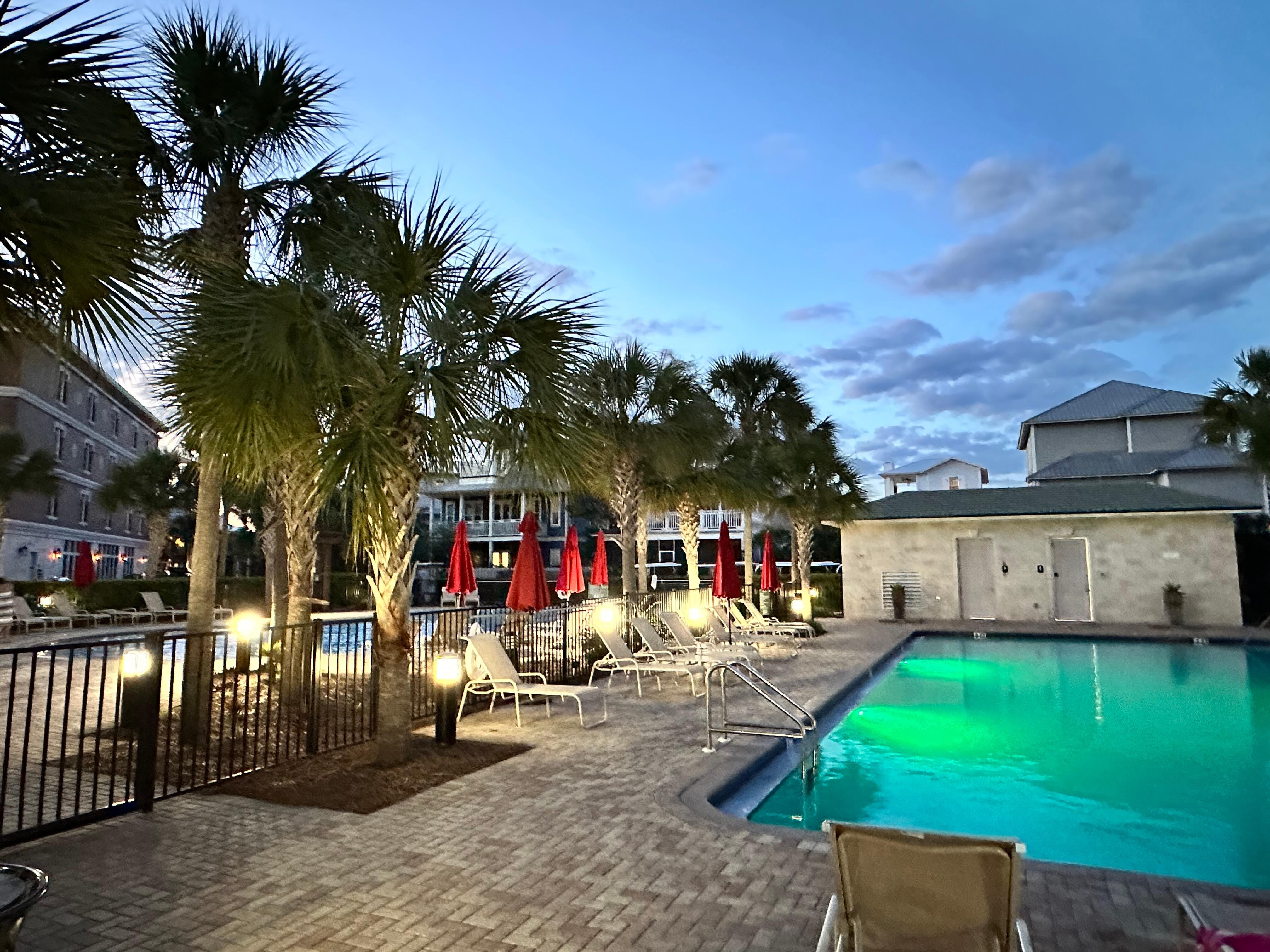 One of the pools