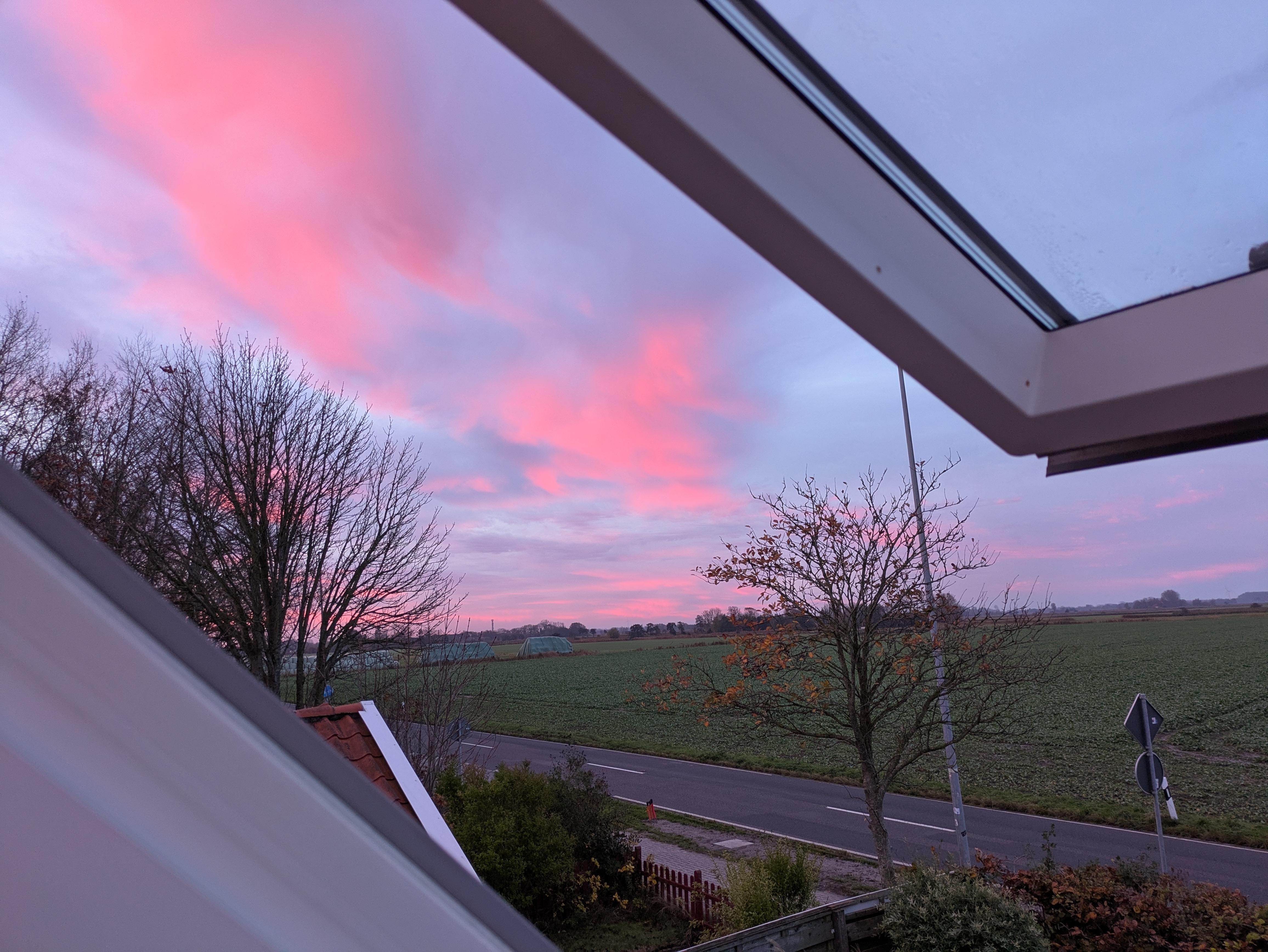 Blick aus dem Fenster