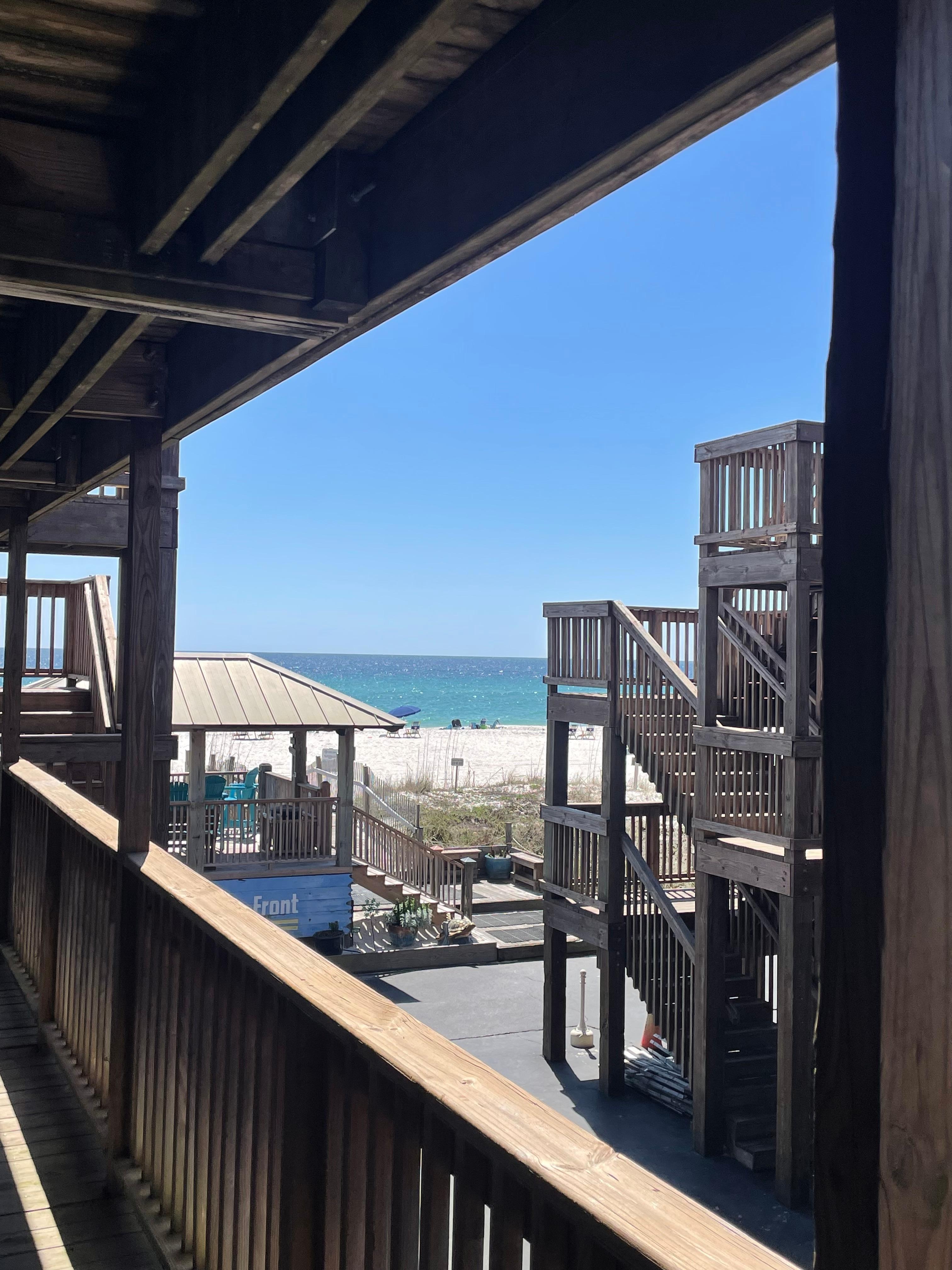 Front porch walkway view