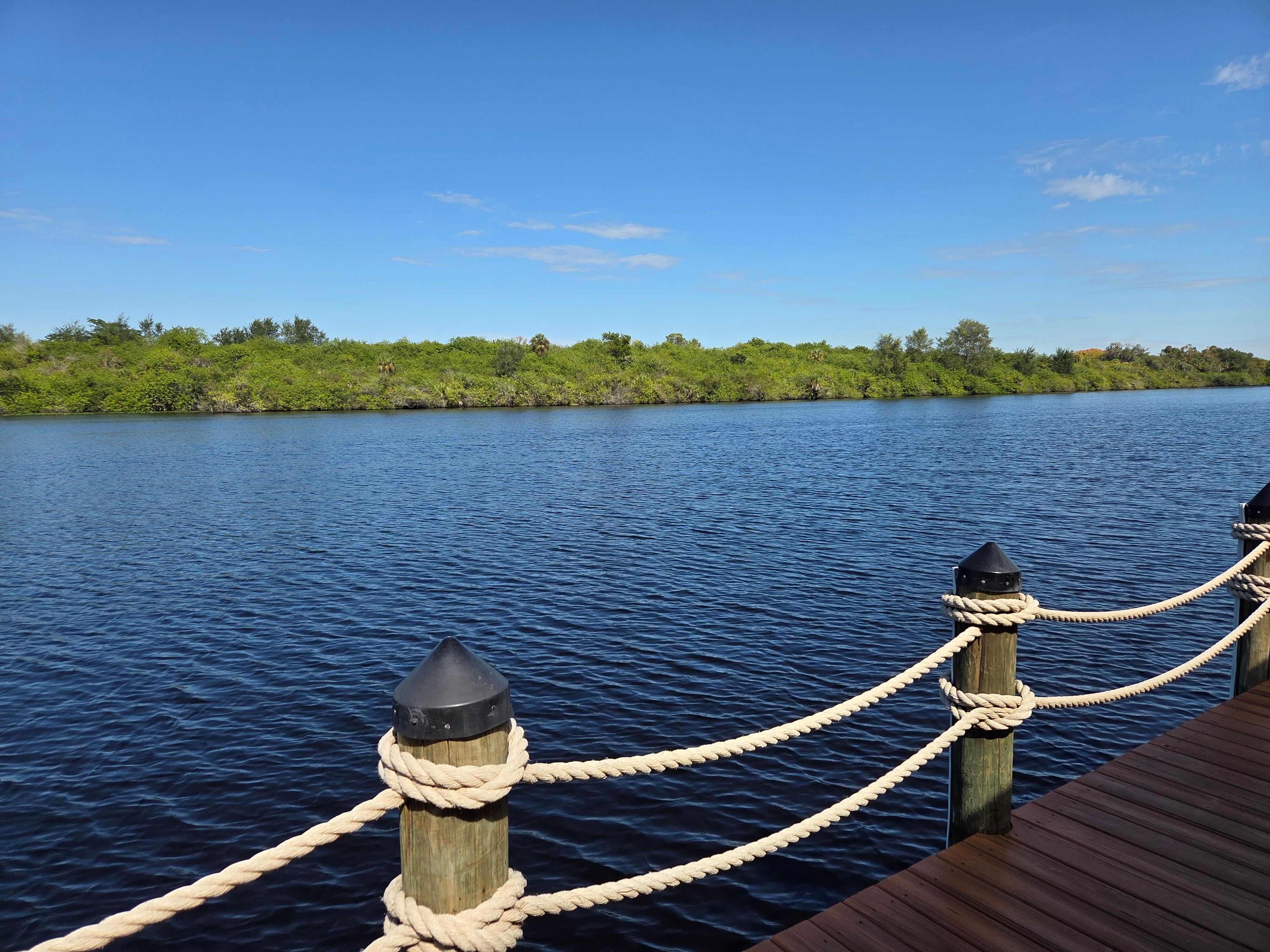 Views from the dock.