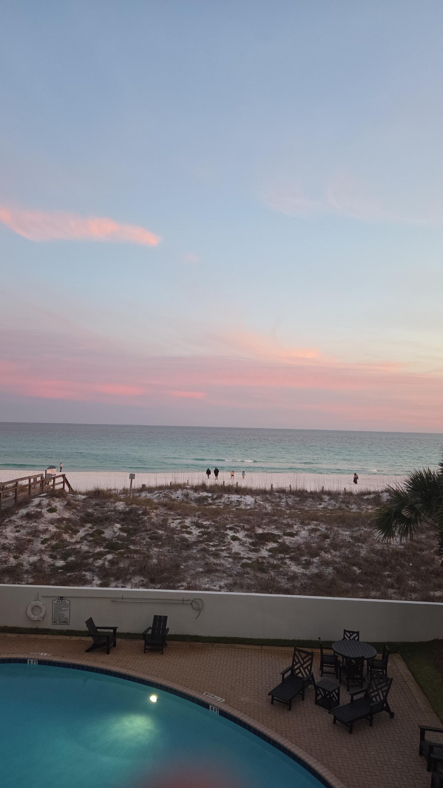 View from the balcony