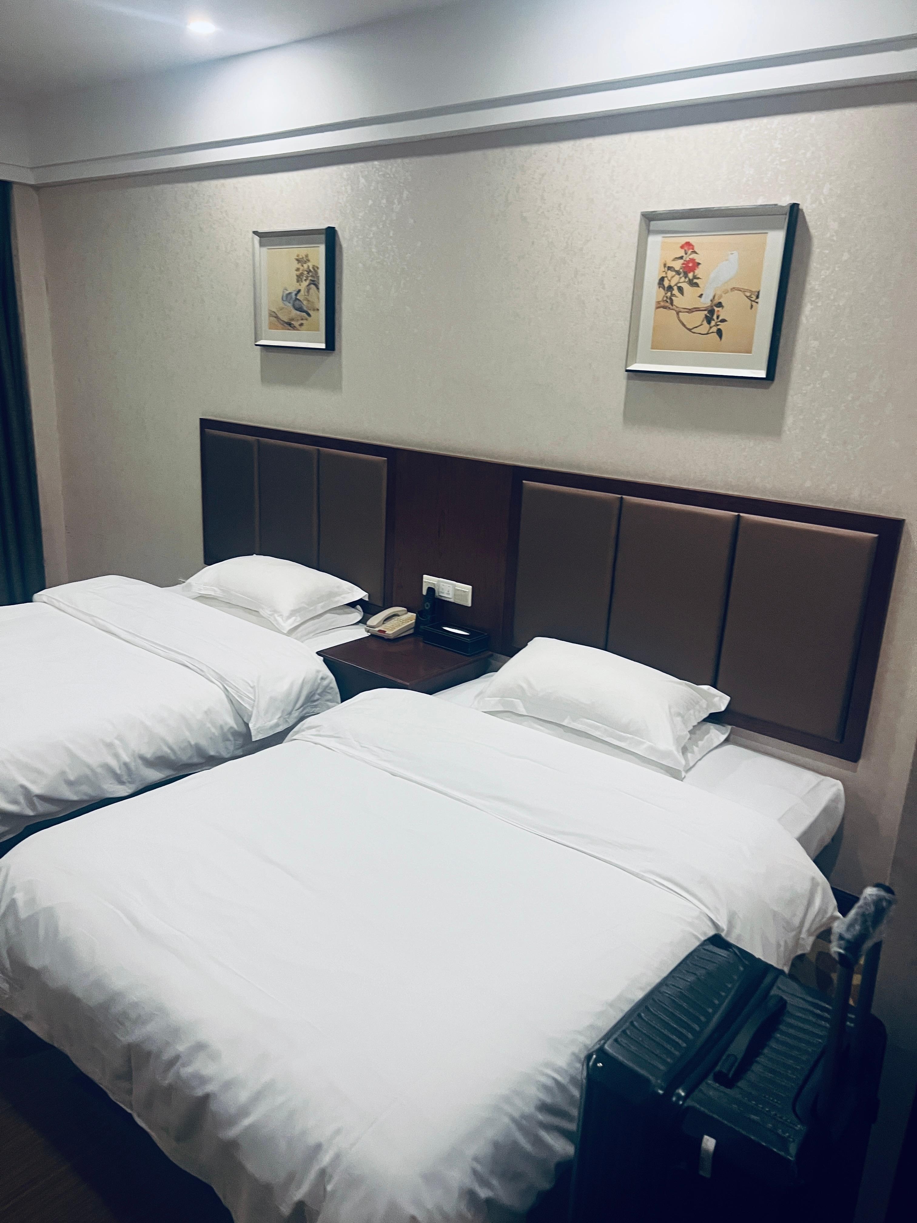 Bed was comfortable not too hard 