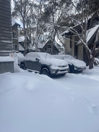 Car snowed in