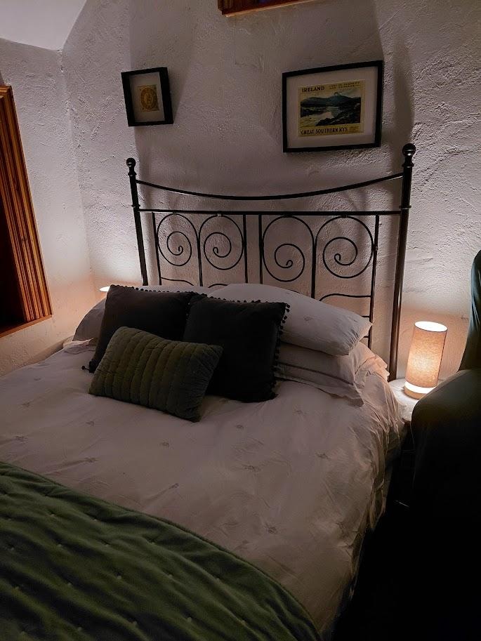 The bedroom looks pleasant