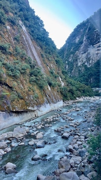Vista desde la habitación al río.