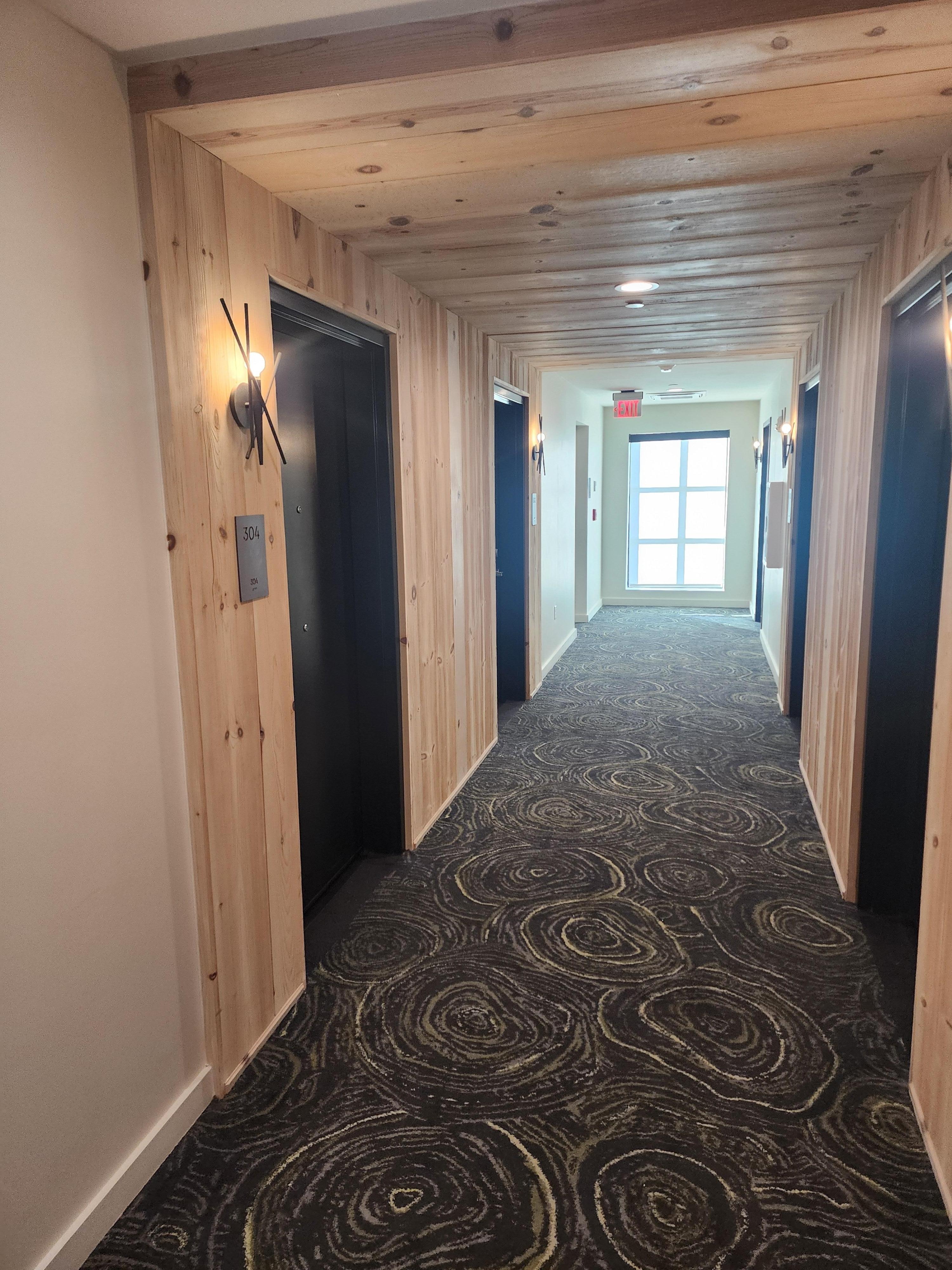 Love the woods look of the Lodge