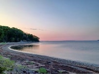 Dawn at the Atlantic View Motel near Lunenburg Nova Scotia CA