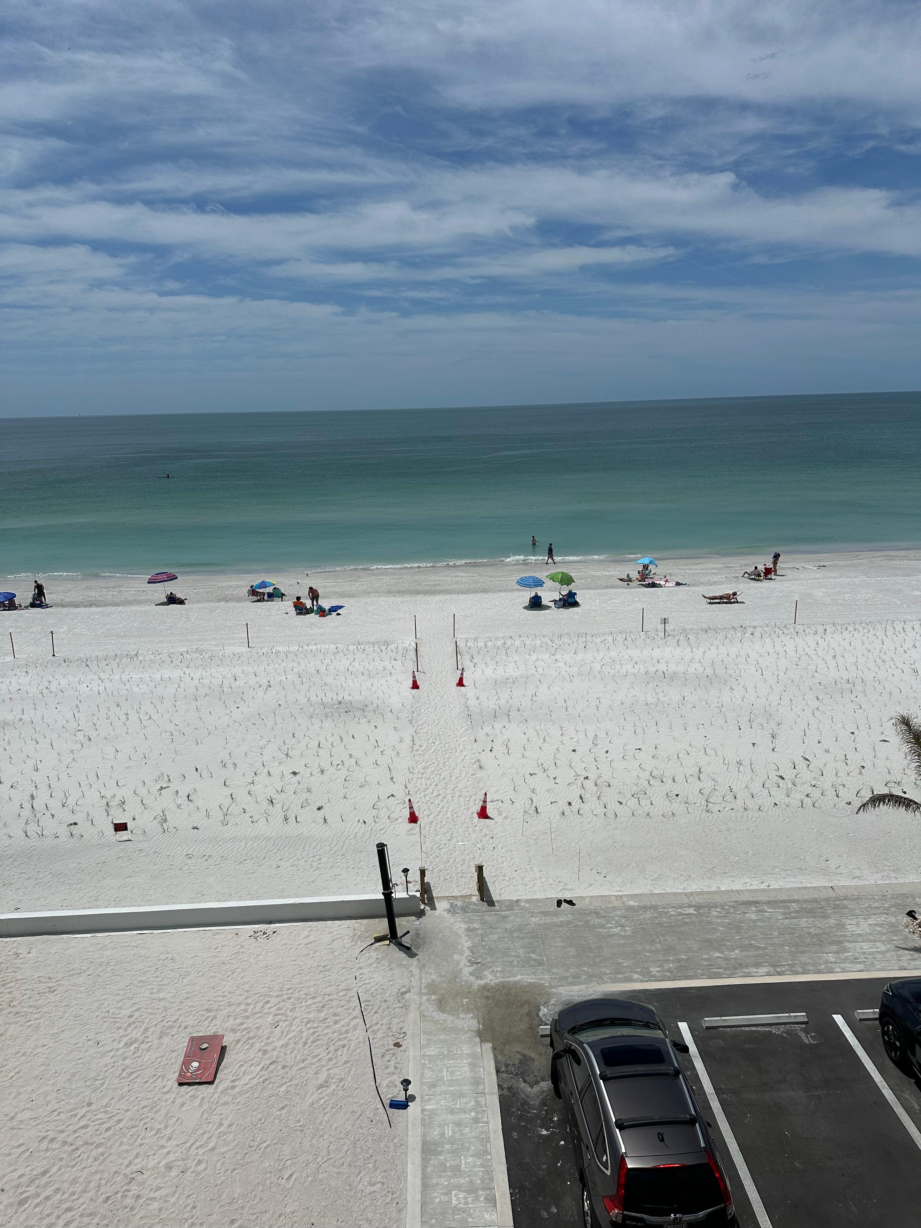 View from the balcony (forth floor) 