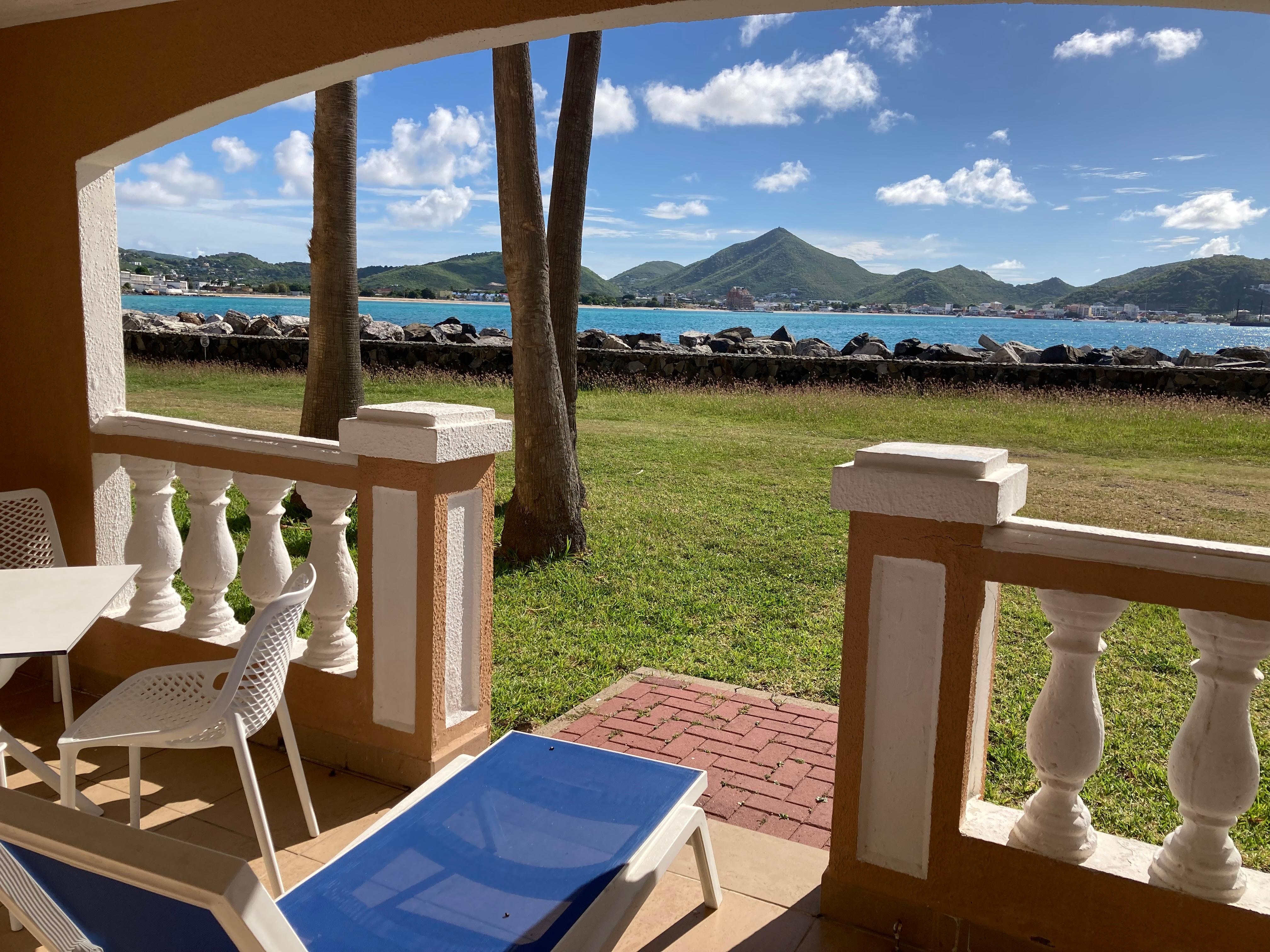 View from our room and patio.