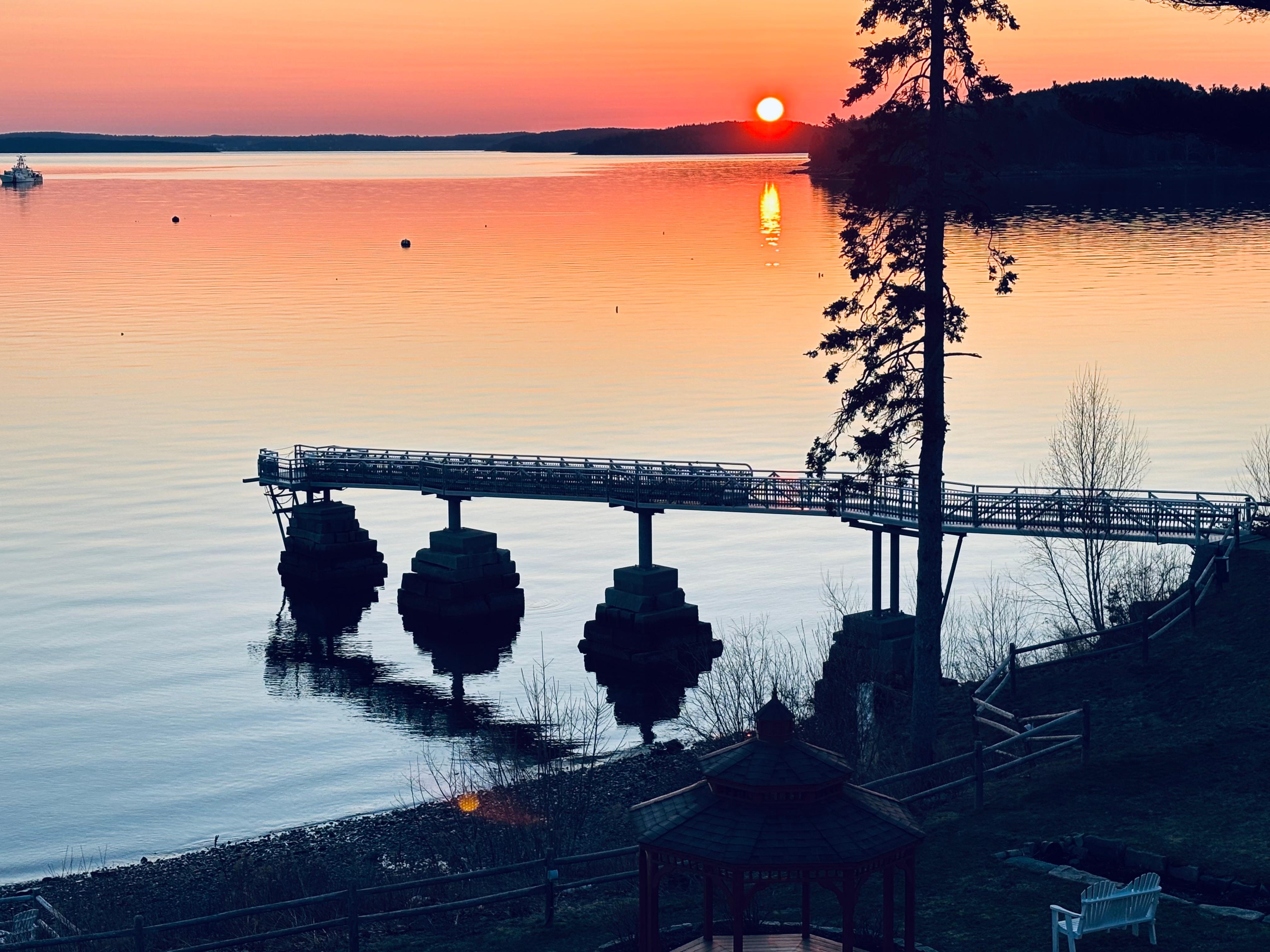 Sunrise from balcony