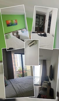 It was a deluxe two double beds room; not a lot of space, but we only needed beds to sleep. It was very clean and in good shape. Could use matress toppers as the beds were not super comfy, but tolerable for the price. :) We were happy.