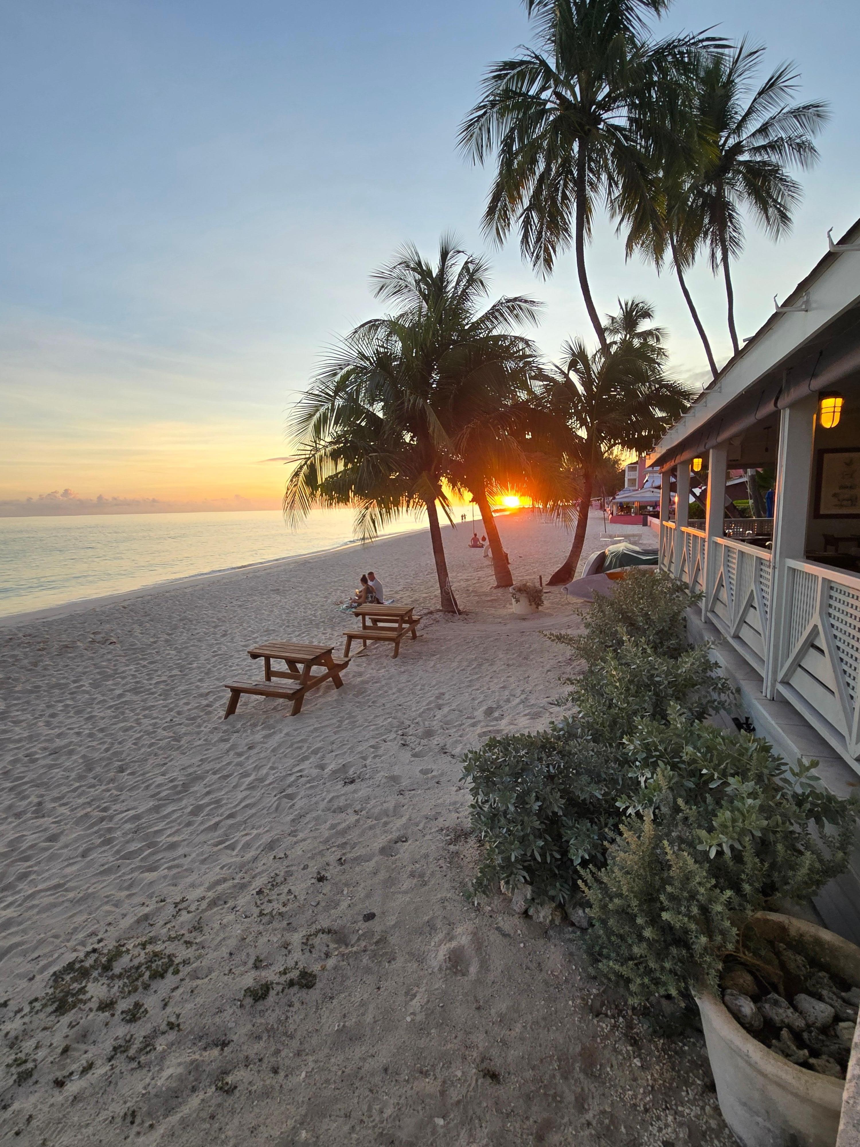 View from the bar during their evening happy hour:)
