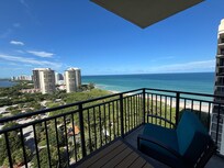 The view from the balcony
