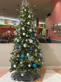 Had a lot of Christmas decorations to make it feel like home for the holidays