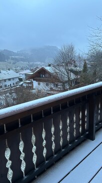 Blick vom Balkon
