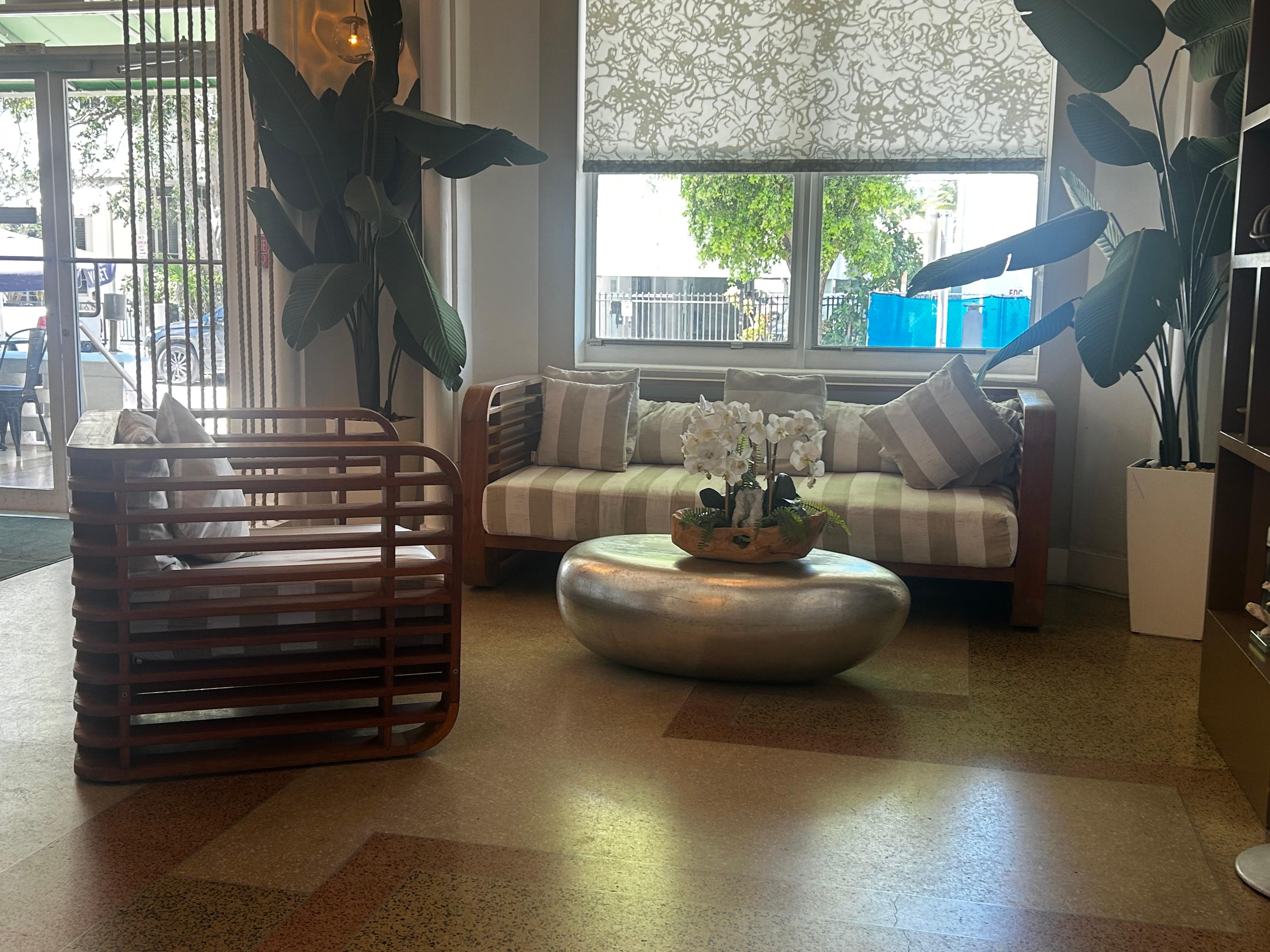 A very welcoming lobby.