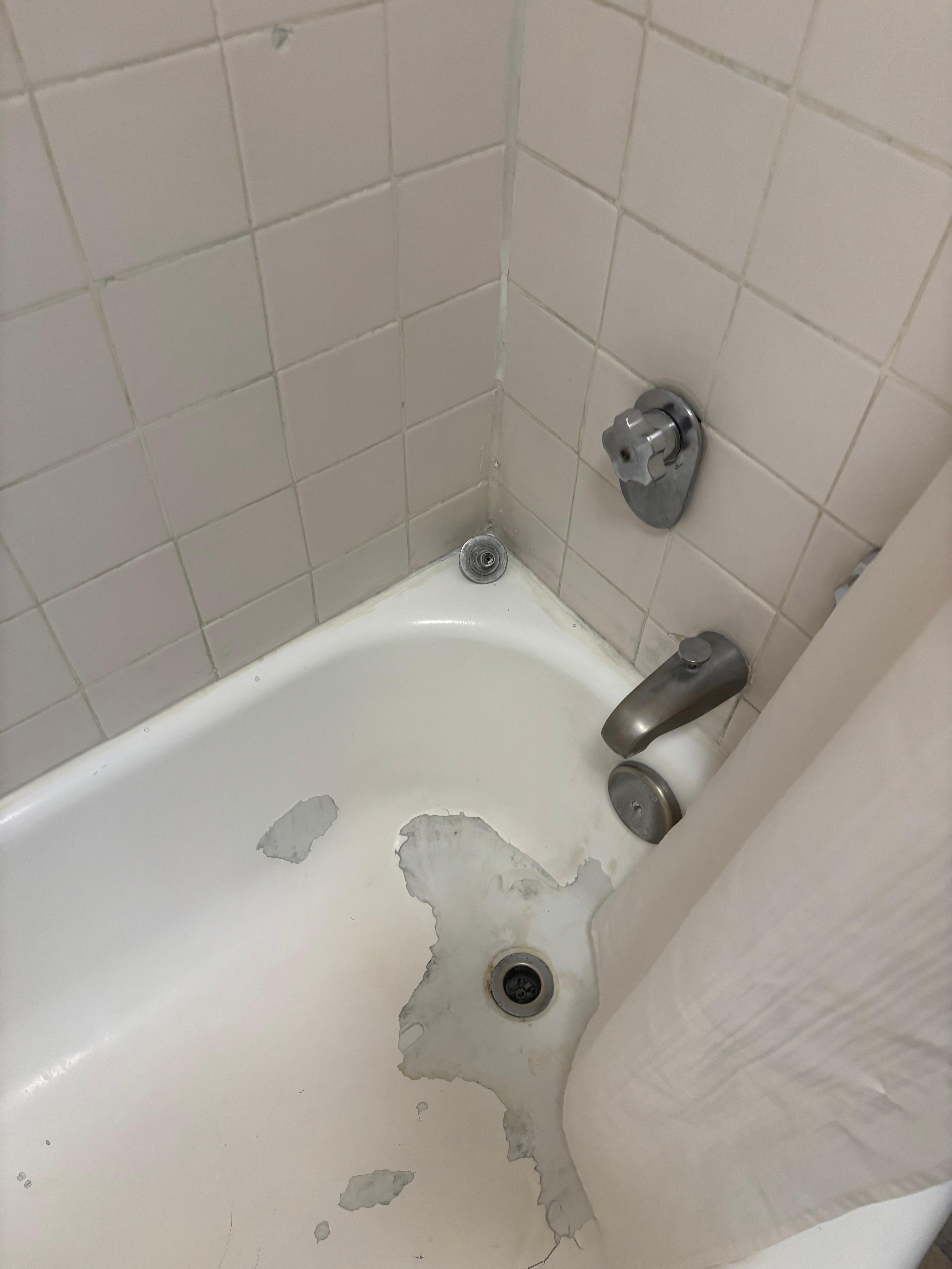 Bathtub peeling