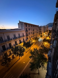 View from the tiny balcony.