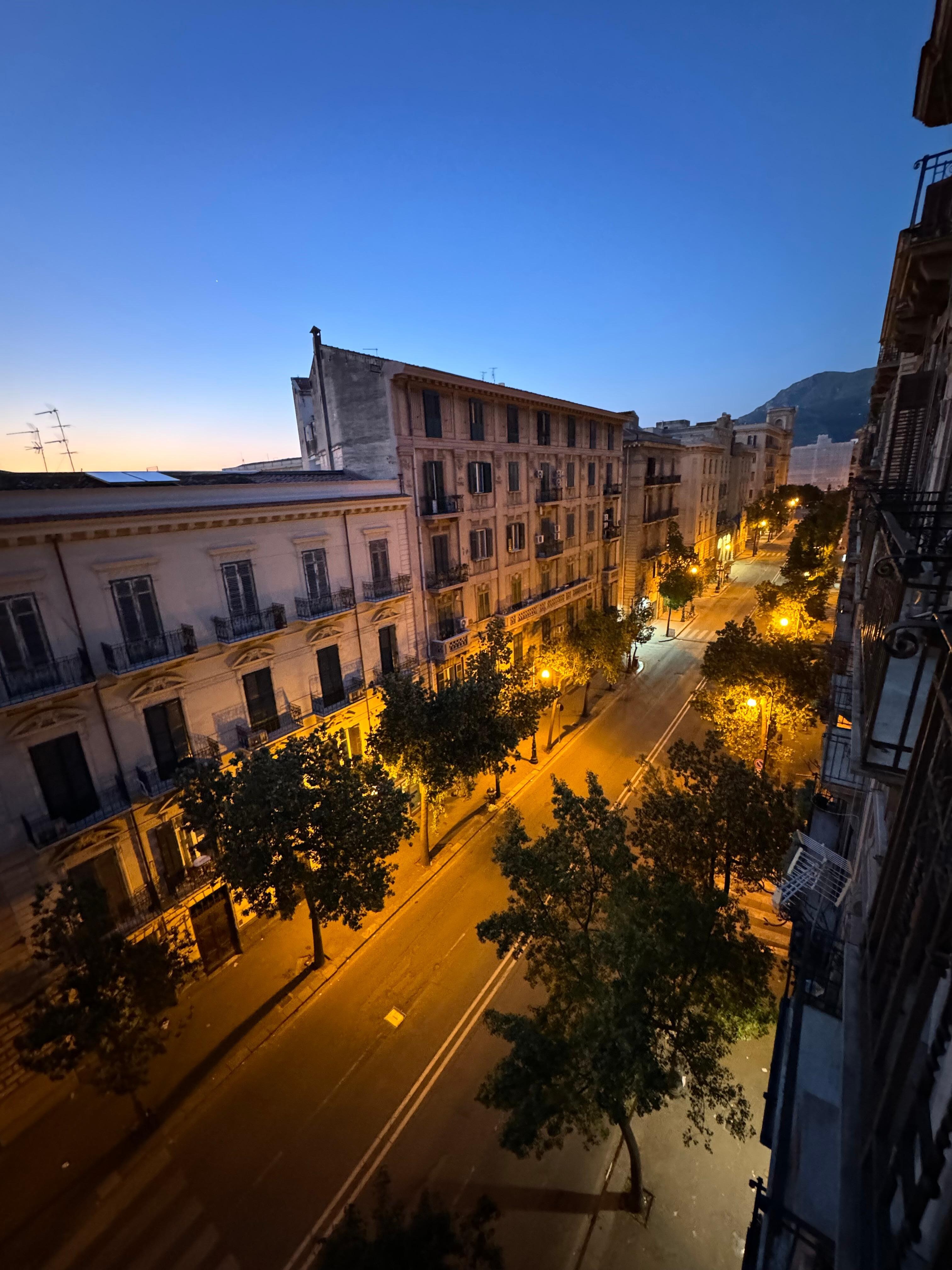 View from the tiny balcony.