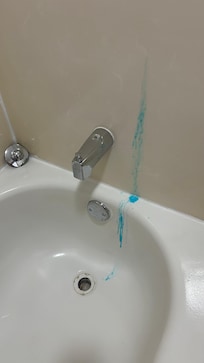 Disgusting bathroom not cleaned in months