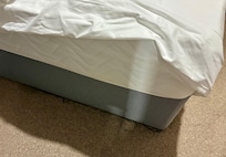 Short bedsheets.