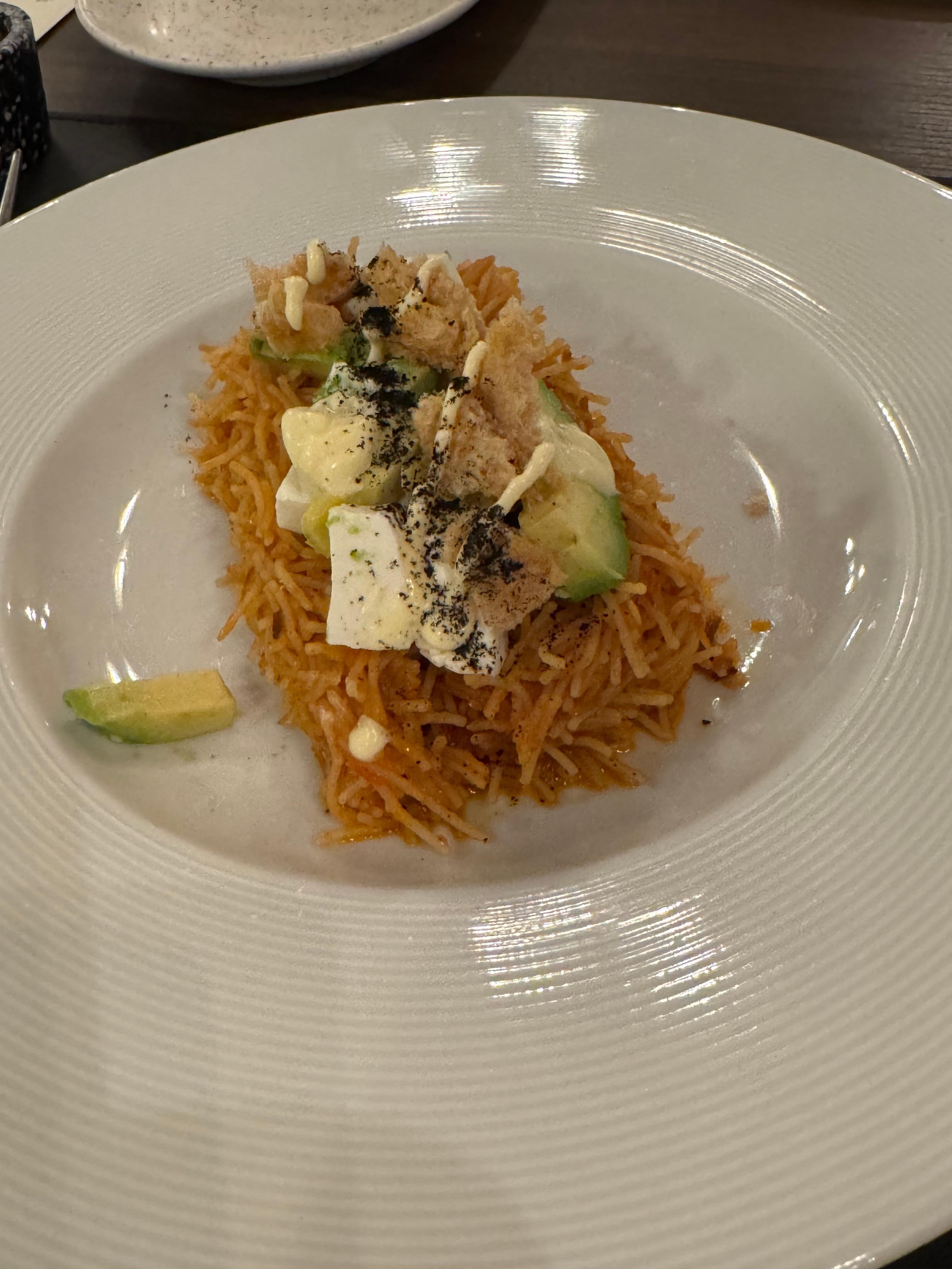 Fideos secos, un platillo que me encanta.