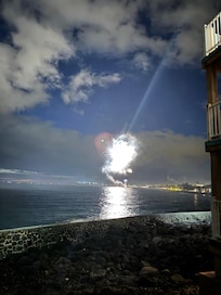 Fireworks off our balcony