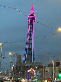 Tower at night