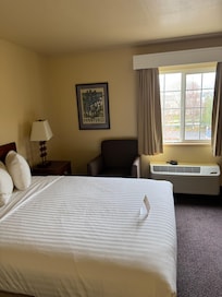 Queen bed ..comfy firm