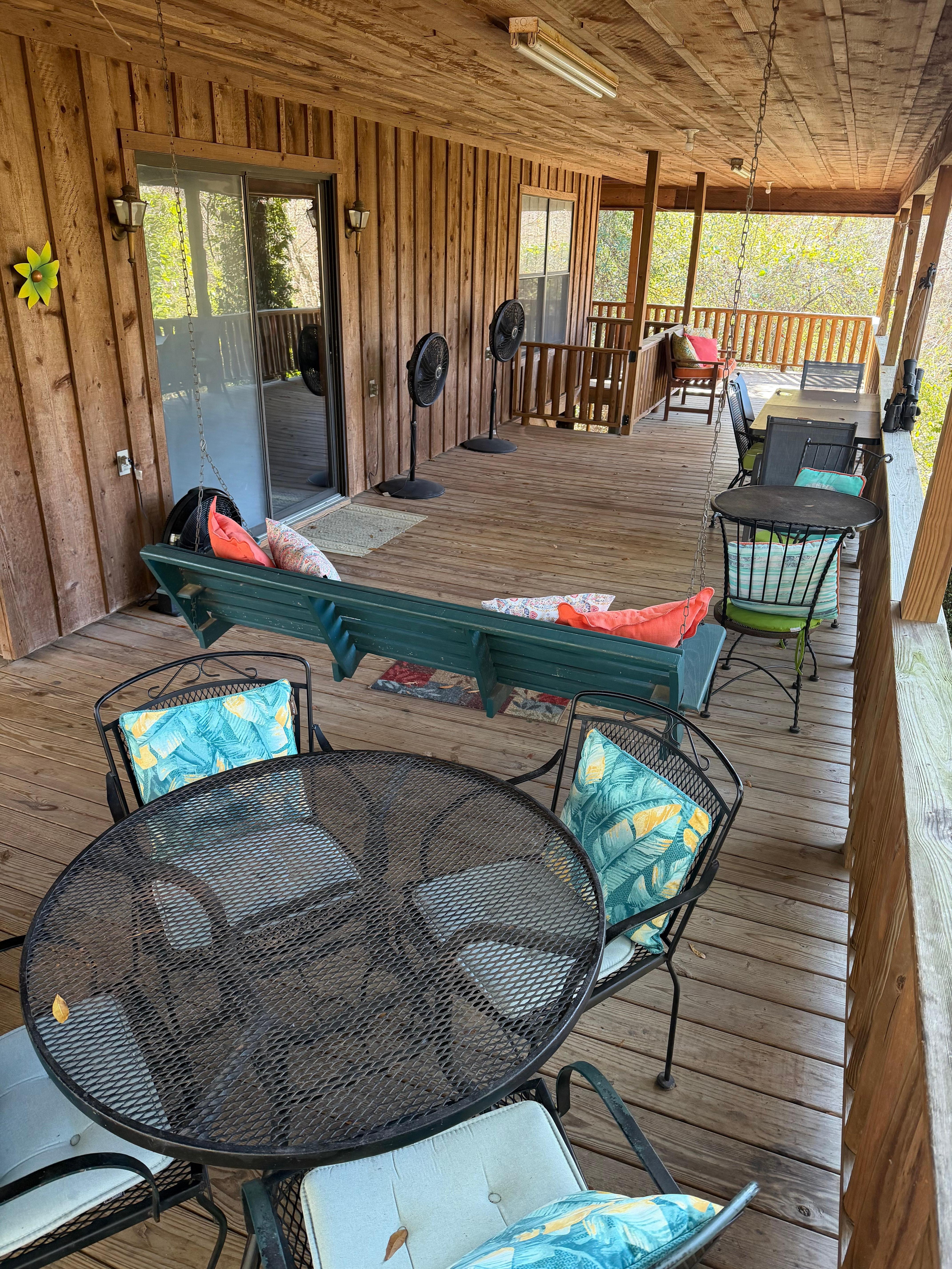 Beautiful, cozy wraparound porch
