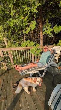 Enjoying the sunset