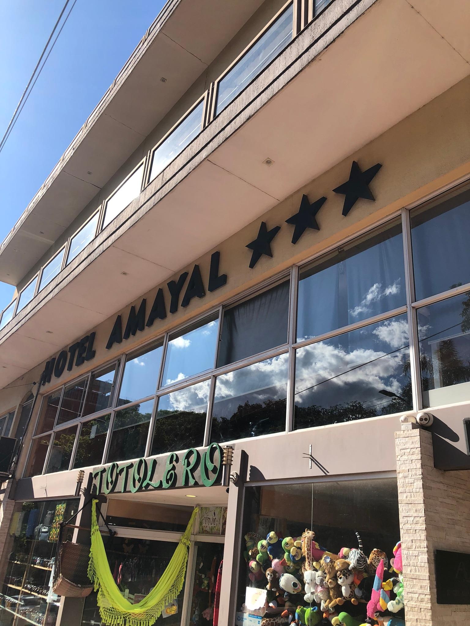 Outside Hotel Entrance