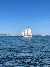 Sailboat on the bay