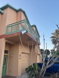 Broken balcony
