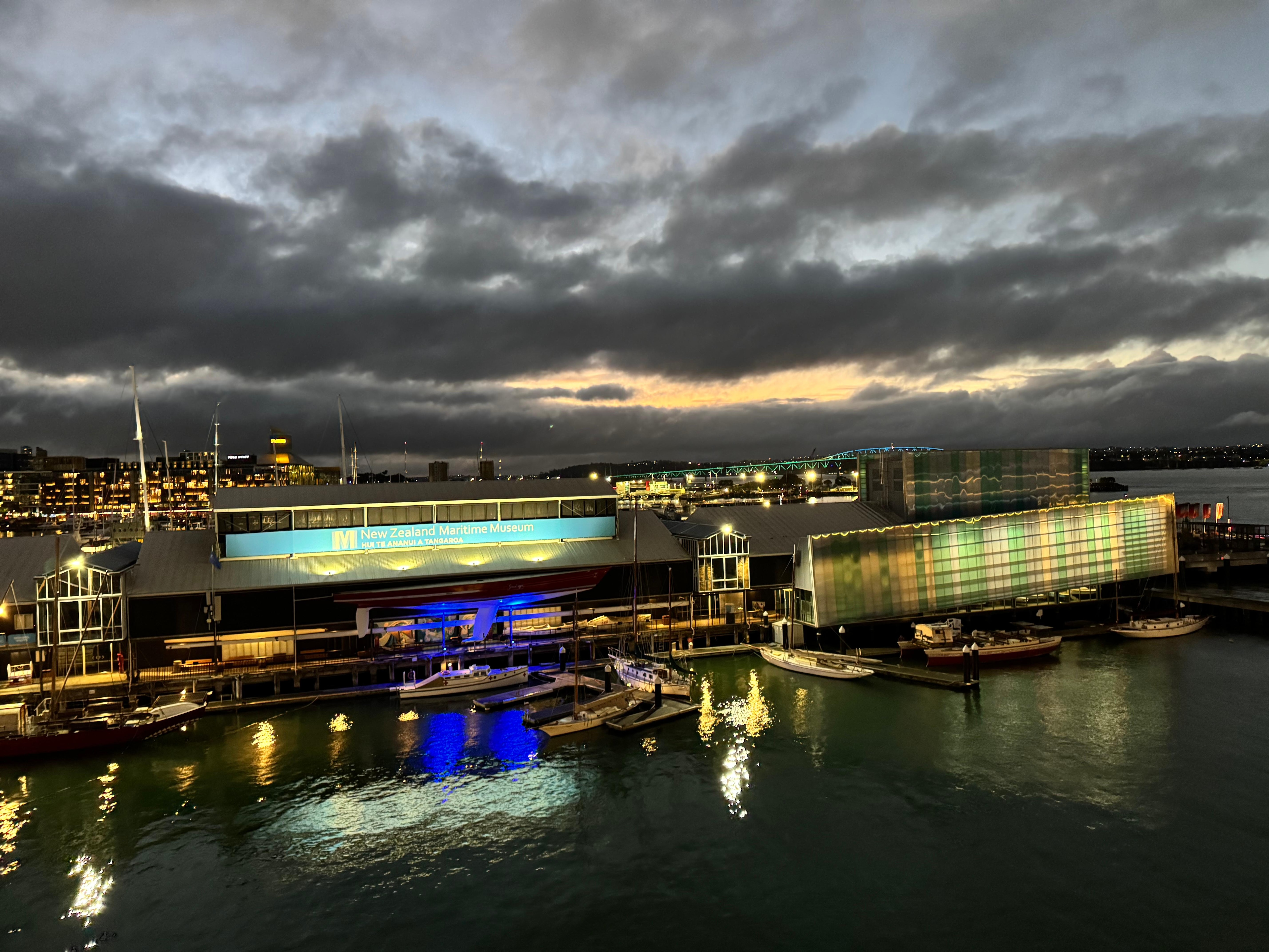 Sunset view from rental