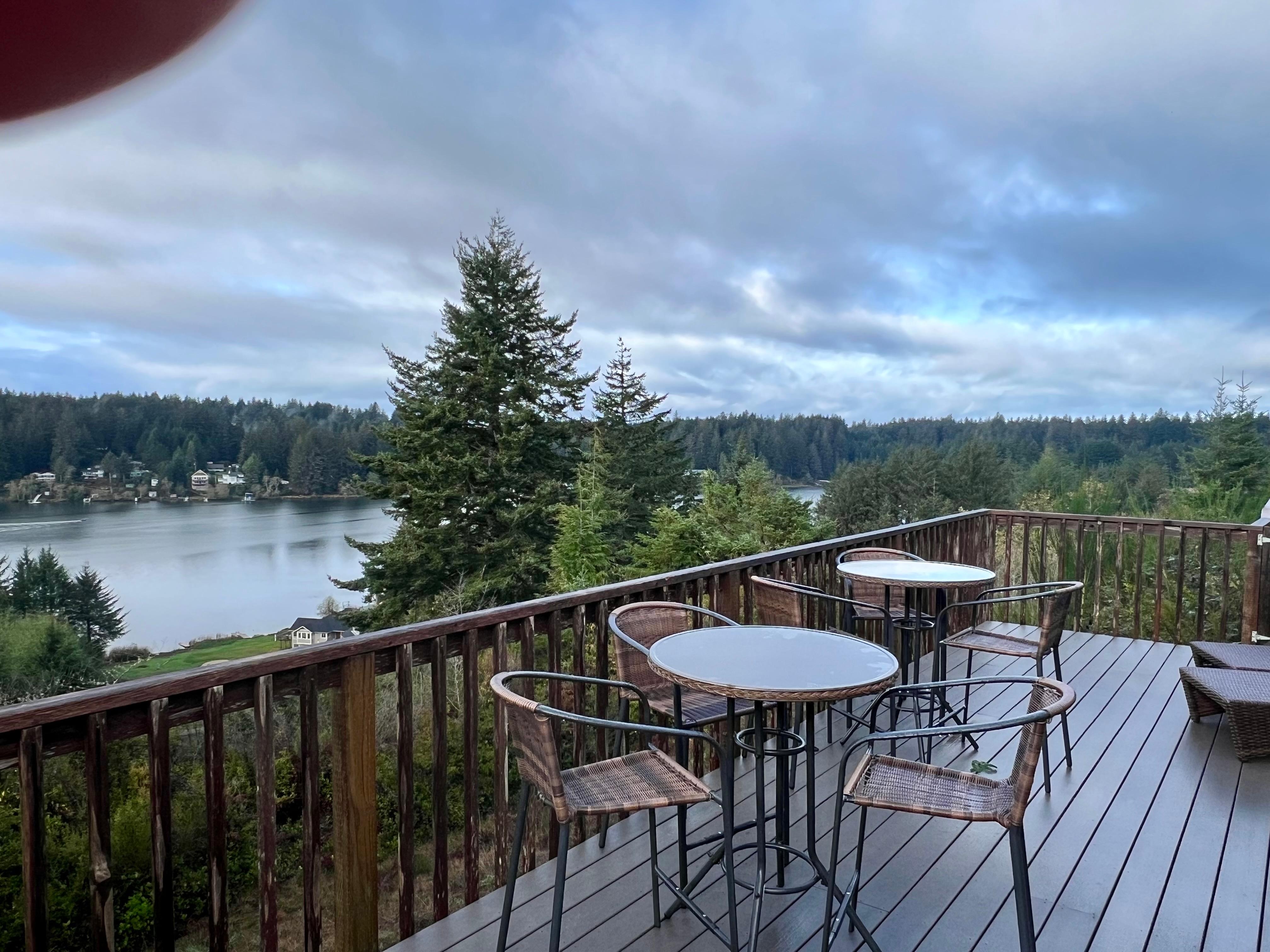 rain or shine, the view is great.