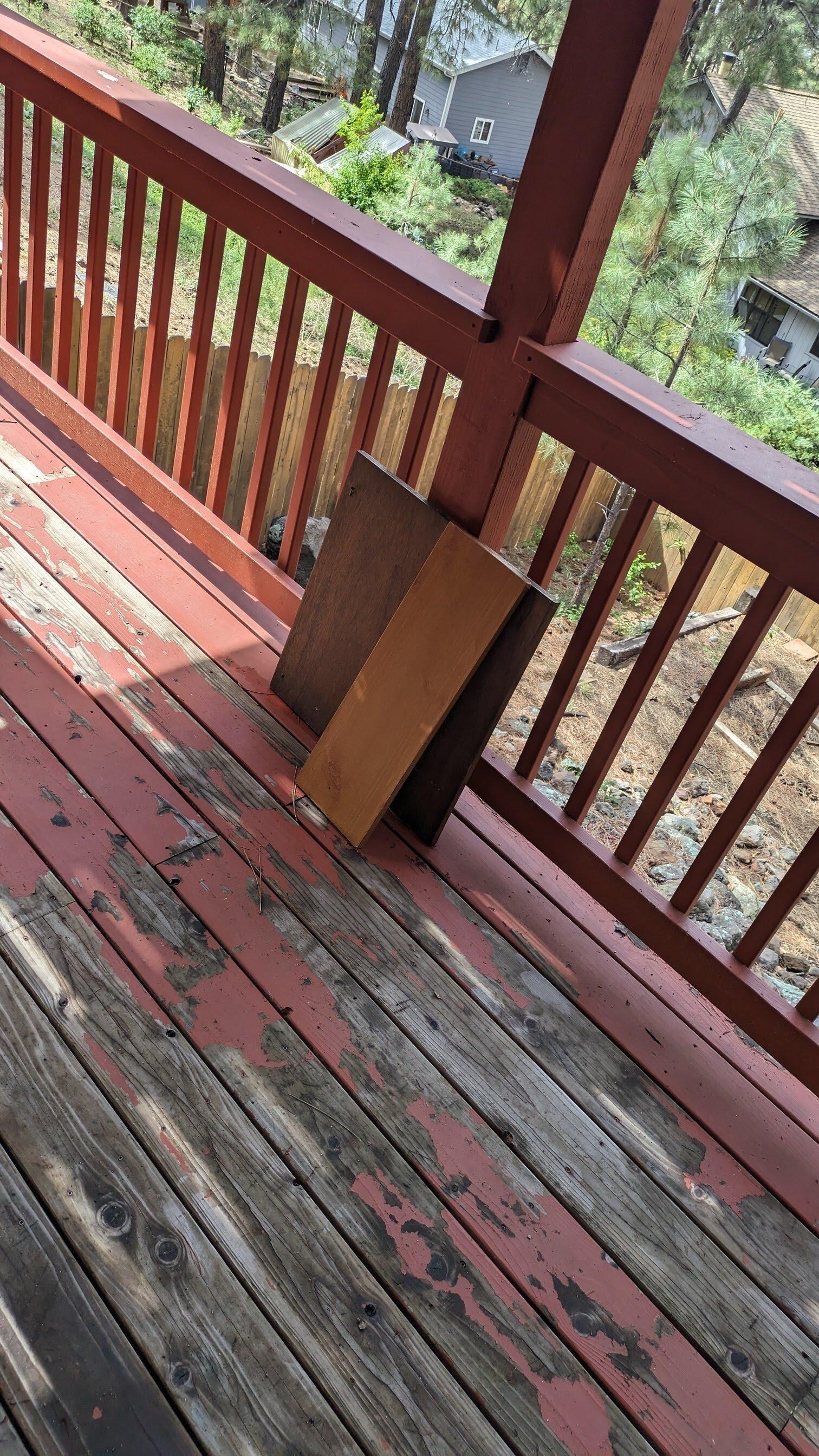 Decks are in horrible shape!