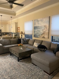 Perfect amount of seating for our movie nights!