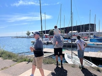 At the harbor